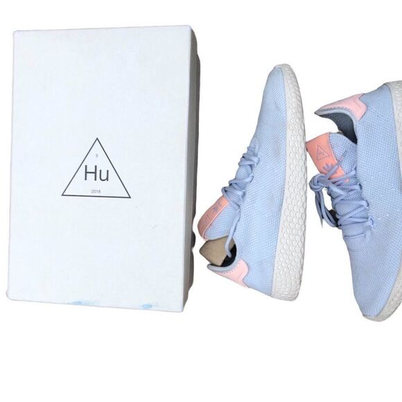 RARE 2018 Adidas X Pharrell Tennis Hu Aero Blue 6.5W - Picture 14 of 14